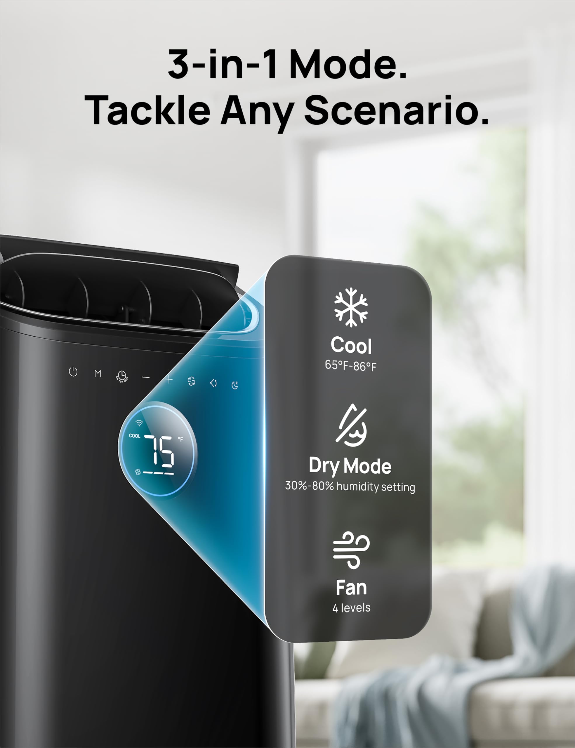 Foto 7 pulgar | Aire Acondicionado Portátil Dreo Ac515s 12 000 Btu Para Dormitorio - Venta Internacional.