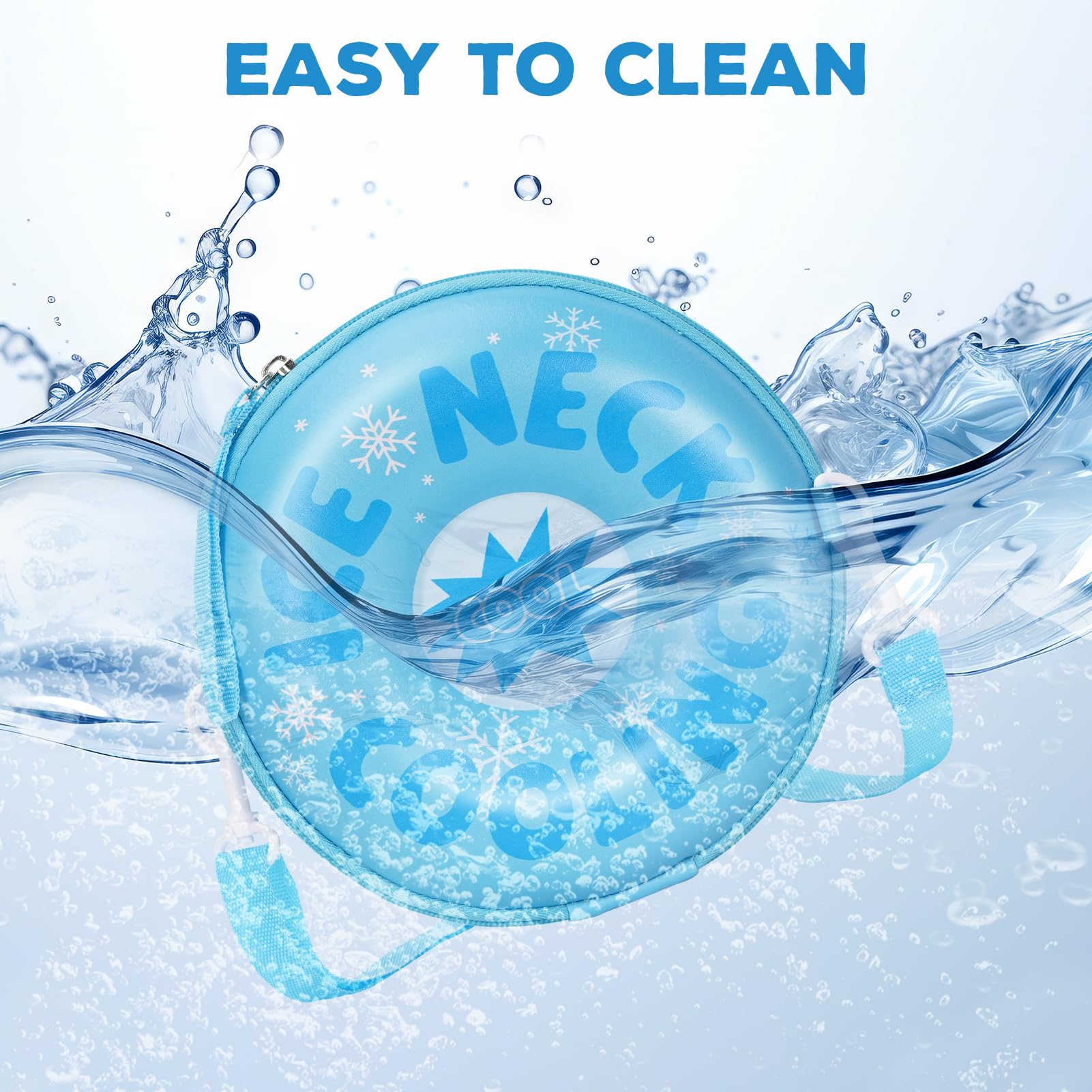 Foto 2 | Neck Cooling Tube 1more Neck Enfrier Ice Ring  Paquete De 2 Unidades  Azul - Venta Internacional.