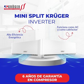 Foto 5 | Aire Acondicionado Inverter Mini Split 18m2 Msk18 Kruger