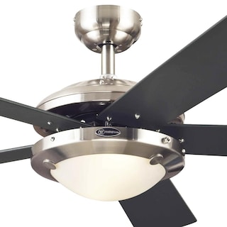 Foto 2 | Ventilador Westinghouse Comet Niquel 52'' Con Luz Sin Control