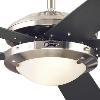 Foto 3 | Ventilador Westinghouse Comet Niquel 52'' Con Luz Sin Control
