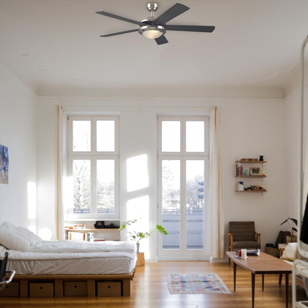 Foto 6 | Ventilador Westinghouse Comet Niquel 52'' Con Luz Sin Control