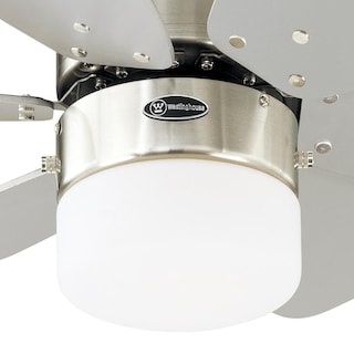 Foto 3 | Ventilador Westinghouse Flora Royale Cromo Satinado 30'' con Luz sin Control