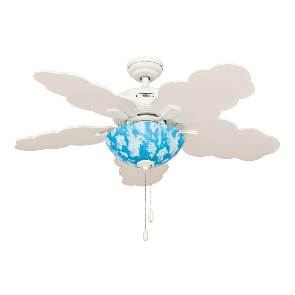 Ventilador Coolfan 46901 color Blanco de Techo Nube 48 ''