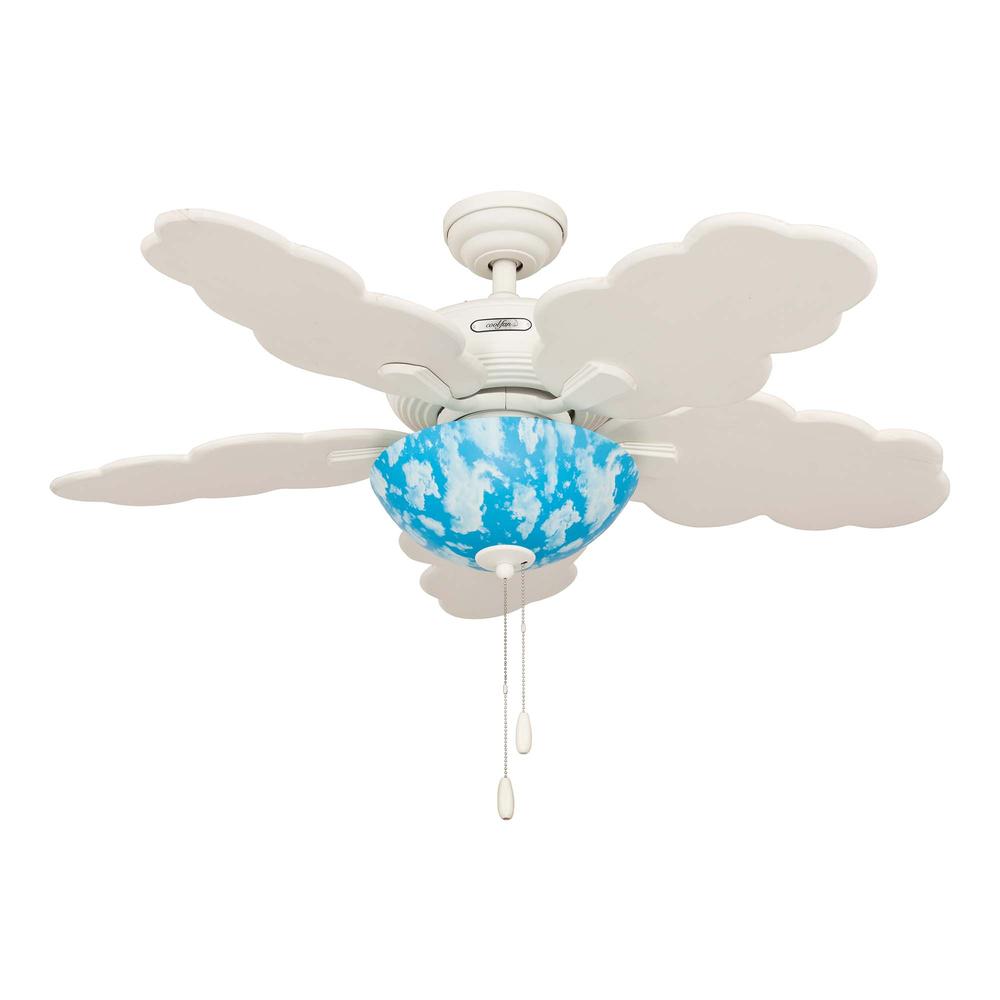 Foto 3 pulgar | Ventilador Coolfan 46901 color Blanco de Techo Nube 48 ''