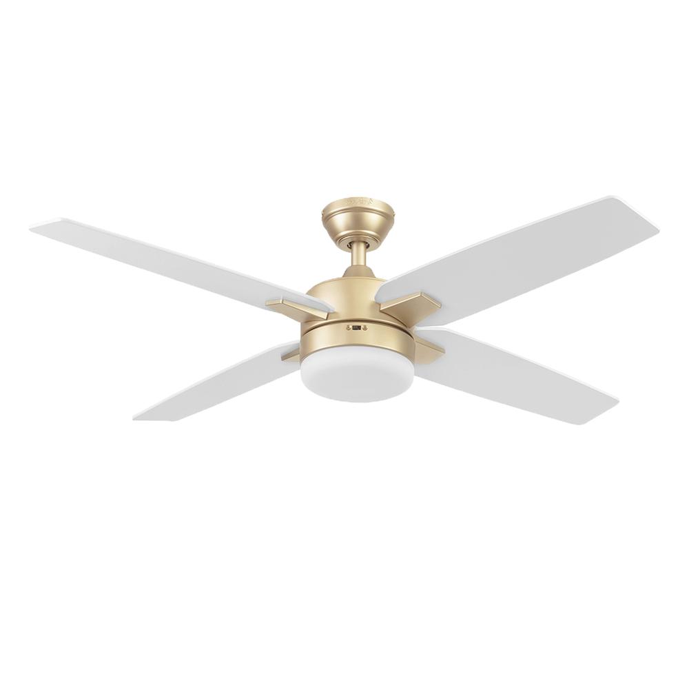 Ventilador Coolfan 51104 color Blanco de Techo Feria 50 '' Oro Mate