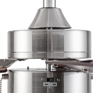 Foto 3 | Ventilador Coolfan De Techo Eliseo Led 52'' Níquel Cepillado