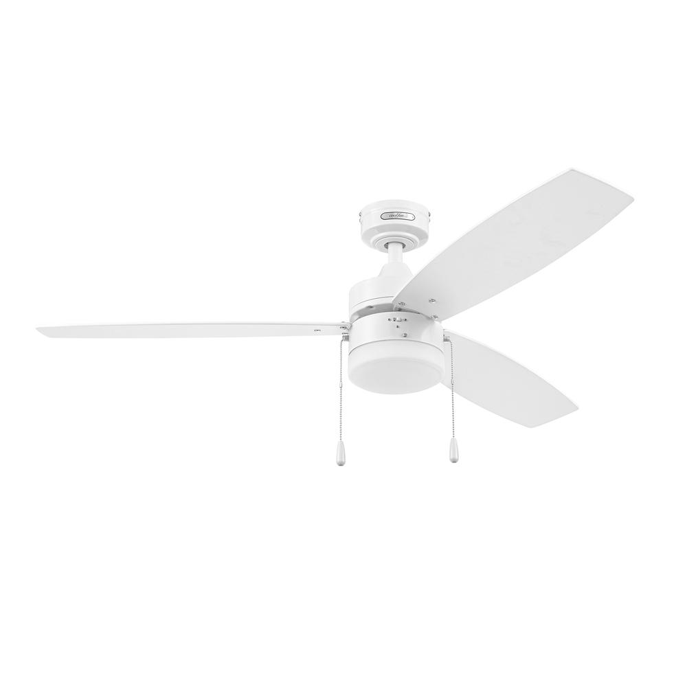 Ventilador Coolfan 48201 color Blanco de Techo Eliseo Led 52 ''