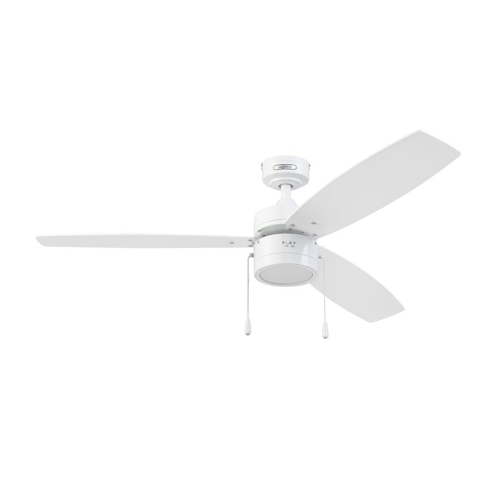 Ventilador Coolfan 48301 color Blanco de Techo Infiniti LED 52 ''