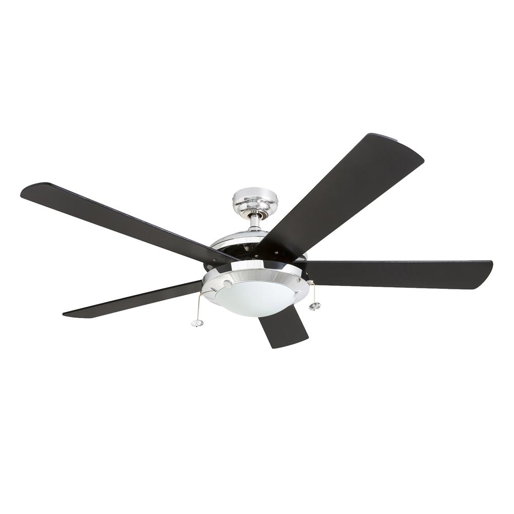 Ventilador Coolfan 47804 color Plata de Techo Vendaval 52 '' Níquel Cepillado