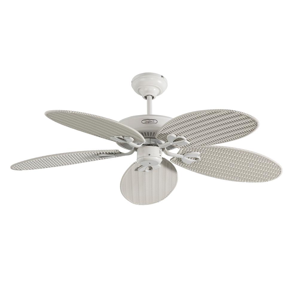 Ventilador Coolfan 66404 color Blanco de Techo Huracán Tropical 48 ''