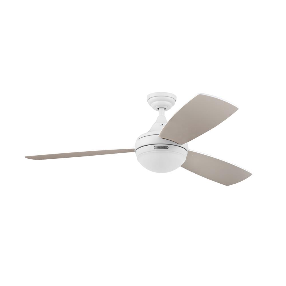 Ventilador Coolfan 46701 color Blanco de Techo Barlovento 52 ''