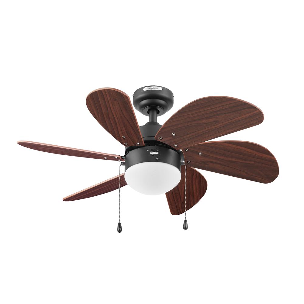 Foto 2 pulgar | Ventilador Coolfan 45503 color Marrón de Techo Tramontana 30 '' Bronce