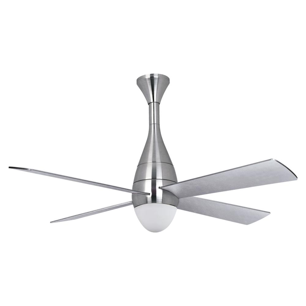 Ventilador Coolfan 46102 color Plata de Techo Euro 48 '' Níquel Cepillado