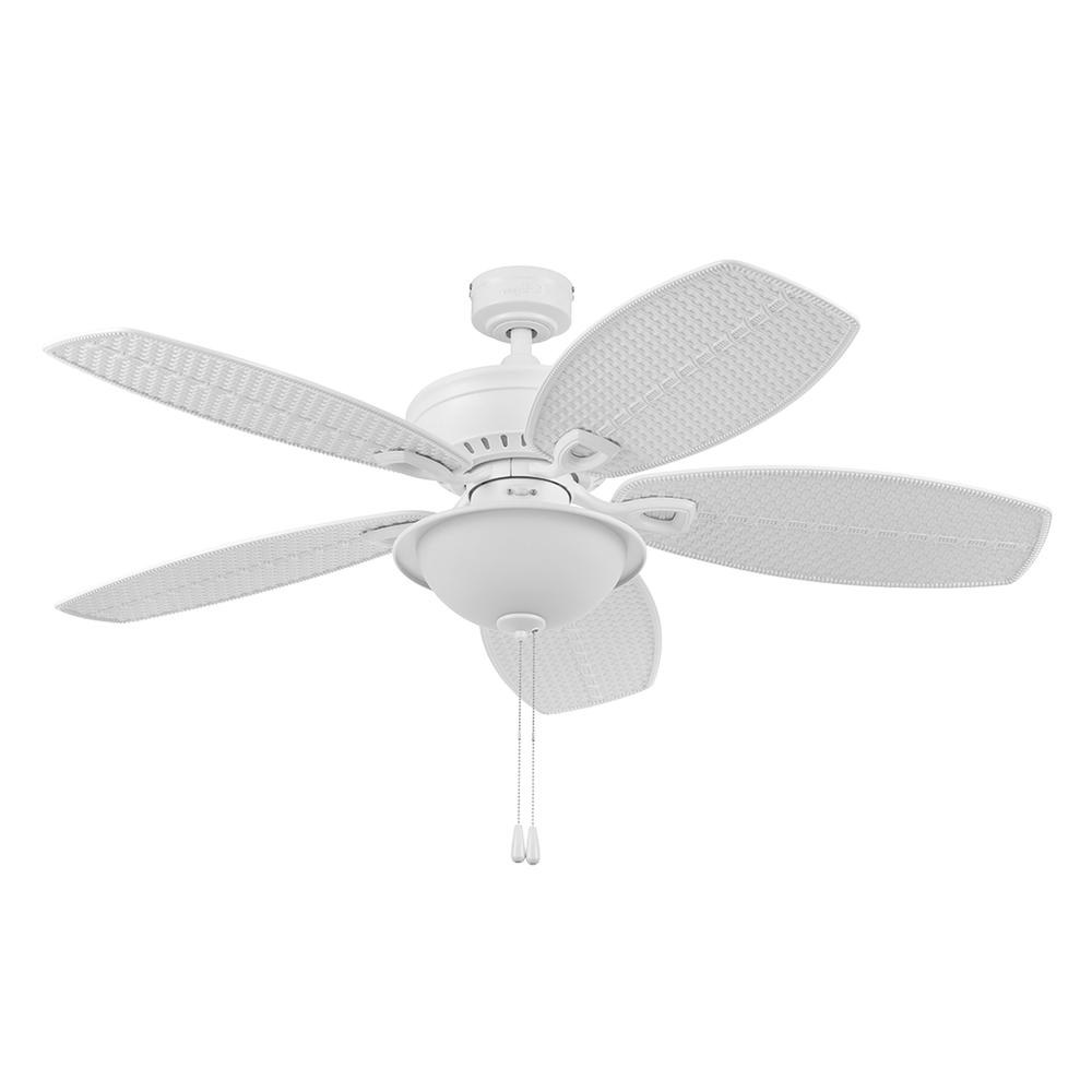 Foto 2 pulgar | Ventilador Coolfan 66406 color Blanco de Techo Huracán Tropical con Luz 56 ''