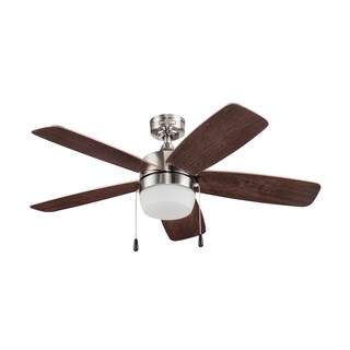 Foto 2 | Ventilador Coolfan 48402 color Plata de Techo Lugo LED 44 '' Níquel Cepillado