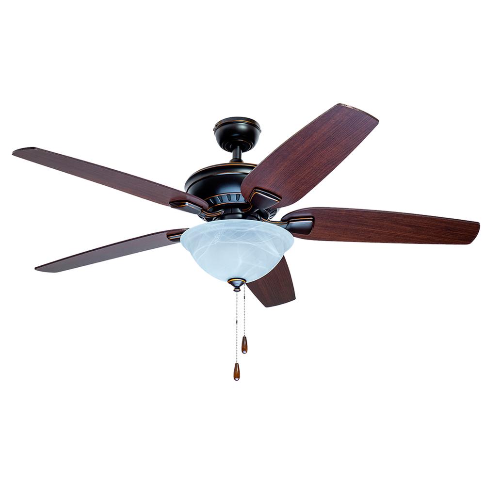 Ventilador Coolfan De Techo Tornado Led 52'' color Bronce