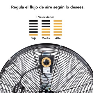 Foto 6 | Ventilador de Piso Kingsman 30" Aluminio color Negro