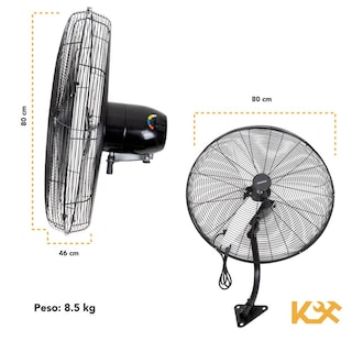 Foto 5 | Ventilador De Pared Industrial 30 Pulgadas Aluminio Kingsman