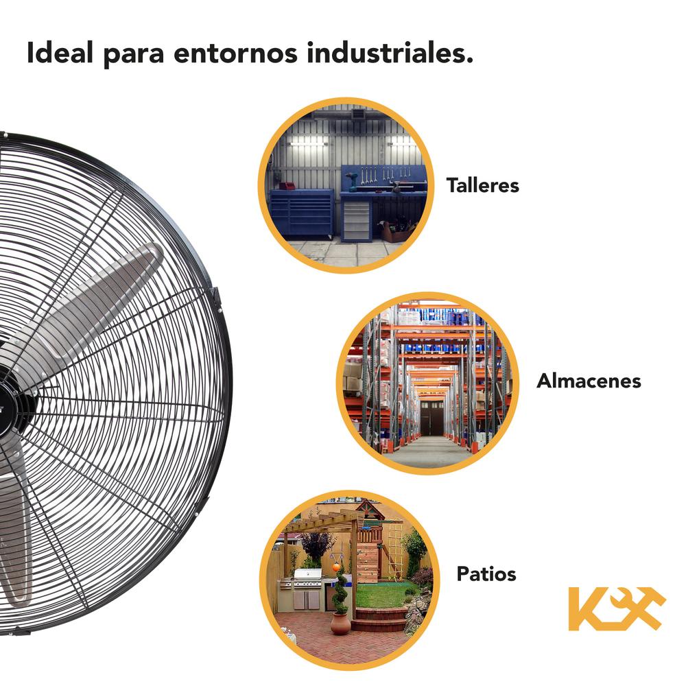 Foto 4 pulgar | Ventilador Pedestal Industrial 26 Pulgadas De Pie Kingsman