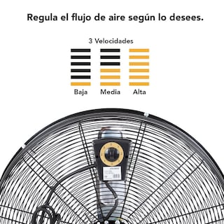 Foto 5 | Ventilador de Piso Kingsman Industrial 24" Aluminio Negro