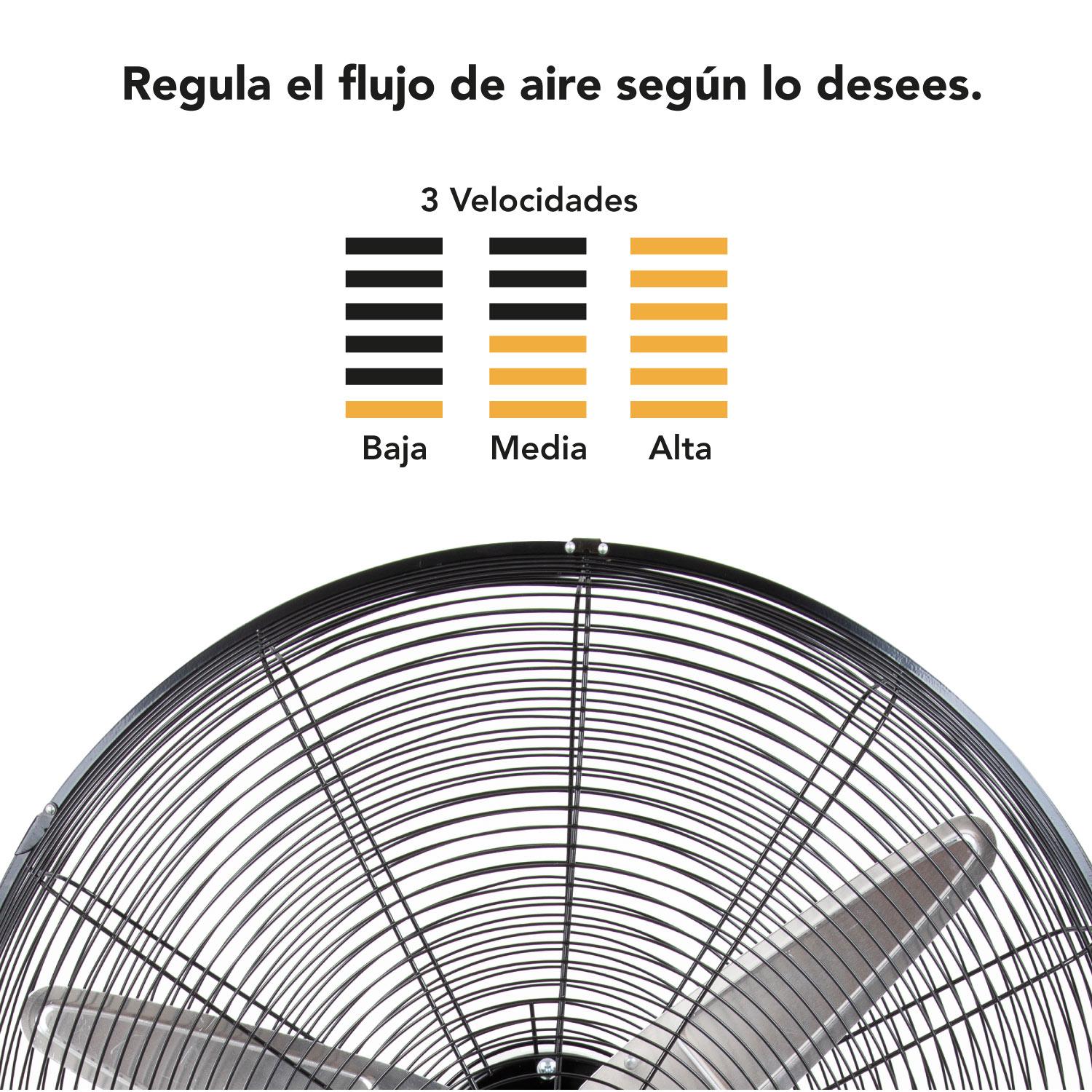 Foto 5 pulgar | Ventilador de Pie Kingsman Industrial 30" color Negro