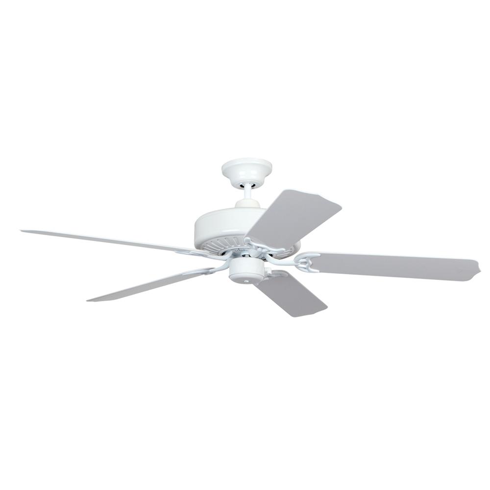 Ventilador de Techo Coolfan Huracán Full Plastic Sin Luz 52'' Blanco