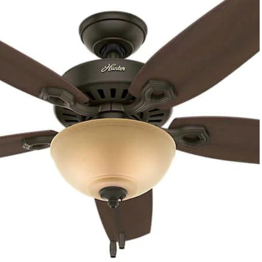 Foto 3 pulgar | Ventilador de Techo Hunter 53091 52in Builder Deluxe-new color Marrón