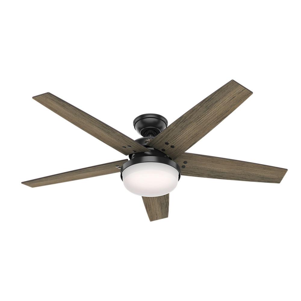 Ventilador de Techo Hunter 50033 Brenham Matte Black 52''