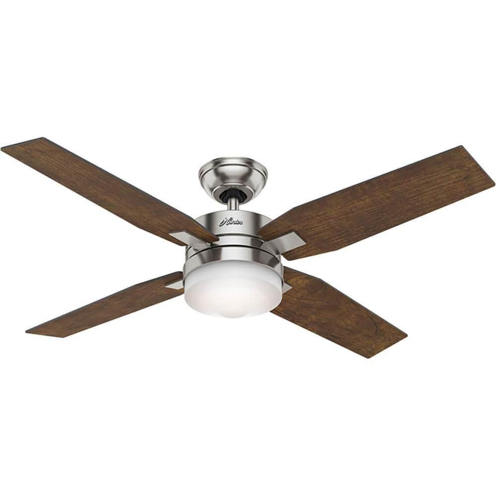 Foto 2 pulgar | Ventilador de Techo Hunter 59207 Mercado-brushed Nickel 50'' color Gris