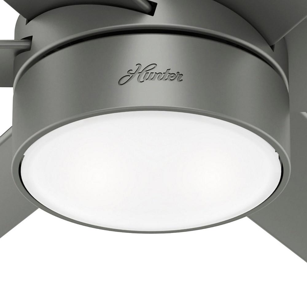 Foto 3 pulgar | Ventilador de Techo Hunter 59629 Solaria Matte Silver 72''