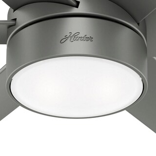 Foto 2 | Ventilador de Techo Hunter 59629 Solaria Matte Silver 72''