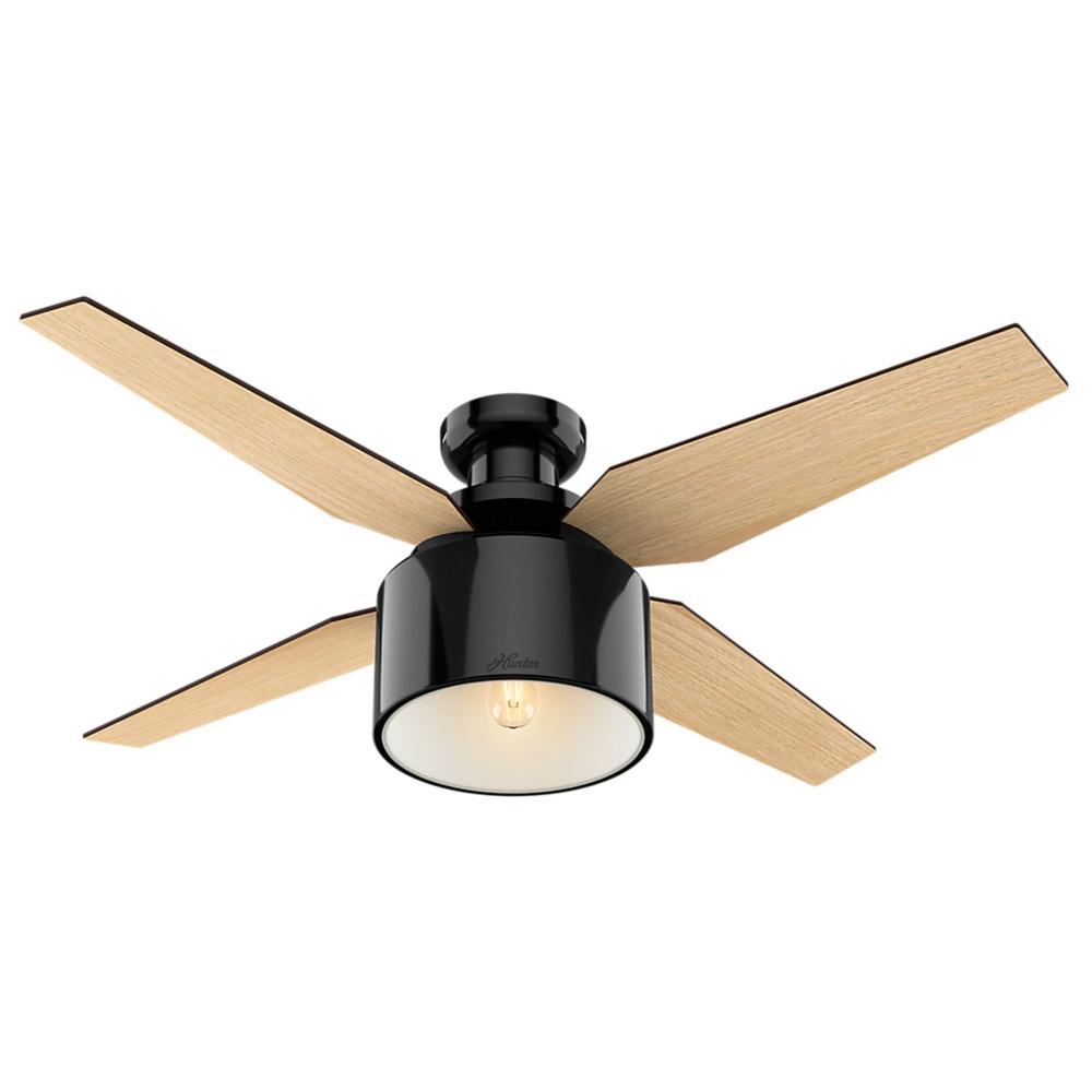 Ventilador de Techo Hunter 59259 Cranbrook Lp Gloss Black 52''