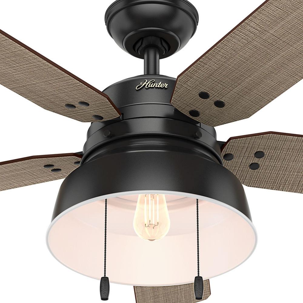 Foto 2 | Ventilador de Techo Hunter 59307 Mill Valley Matte Black 52''