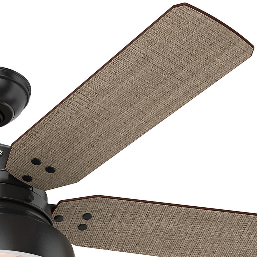 Foto 3 | Ventilador de Techo Hunter 59307 Mill Valley Matte Black 52''