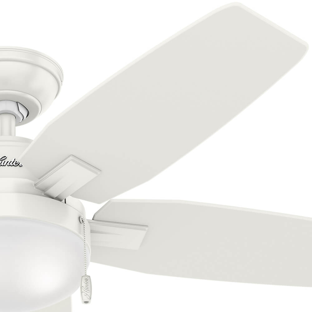 Foto 2 | Ventilador de Techo Hunter 59215 color Blanco con Luz Led 46 Pulgadas