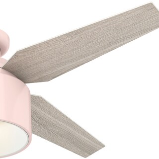Foto 2 | Ventilador de Techo Hunter color Rosa con Luz 52 Pulgadas