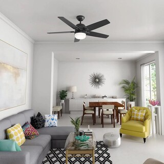 Foto 5 | Ventilador de Techo Hunter 50476 color Negro 52'' 5 Aspas