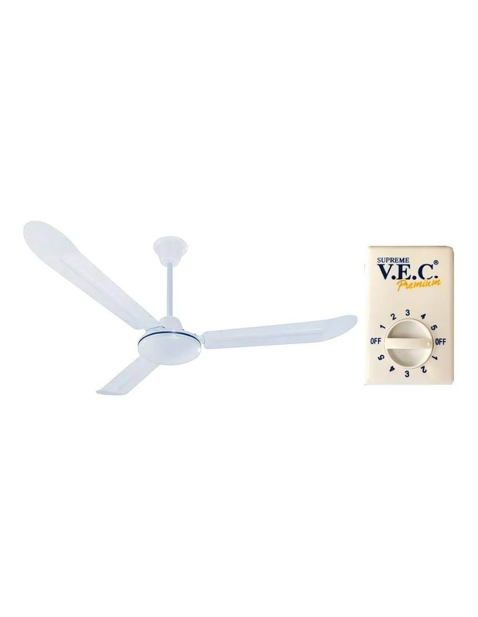 Foto 4 pulgar | Ventilador Techo VEC 1VEC961 color Blanco Motor 56'' Empaque Ind 90 Watts Supreme