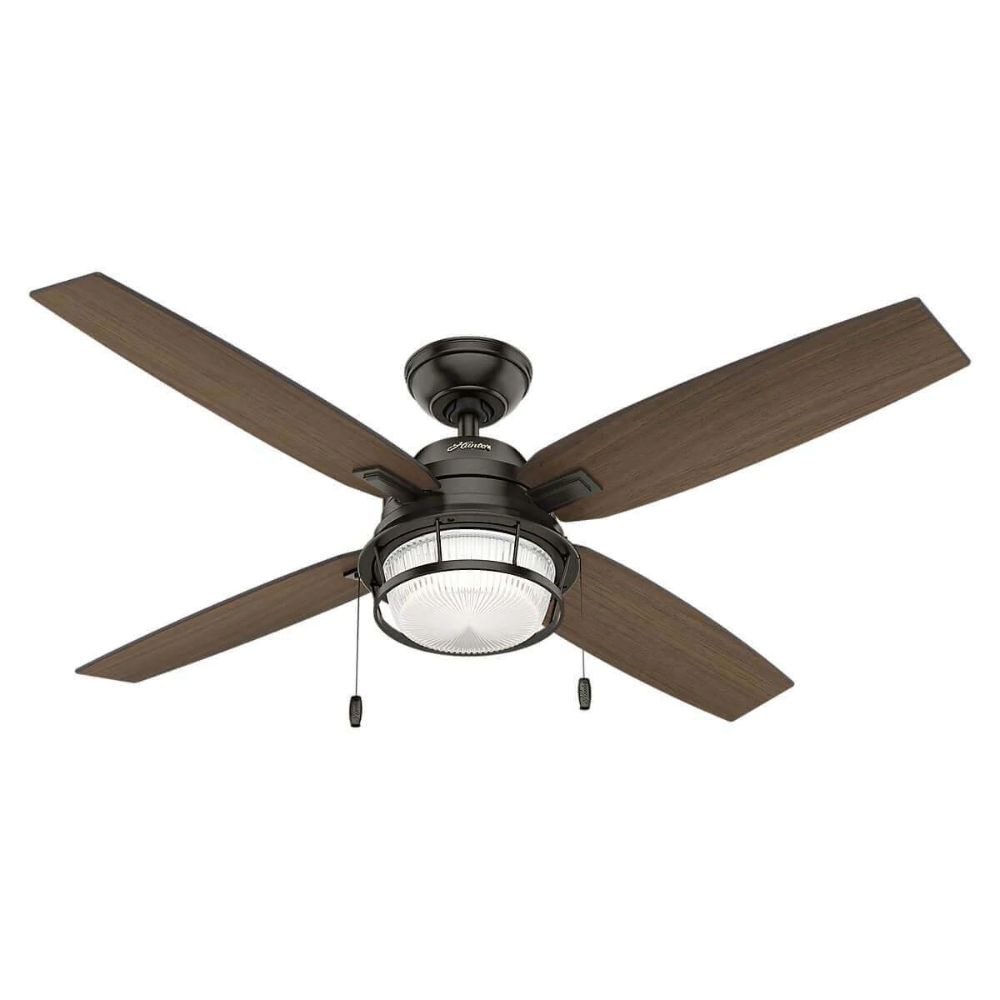 Ventilador Hunter 52'' 4 Aspas C/Cadena C/Luz color Ocala Nobel Bronce