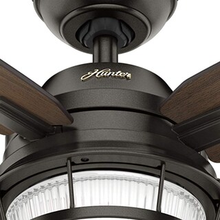Foto 3 | Ventilador Hunter 52'' 4 Aspas C/Cadena C/Luz color Ocala Nobel Bronce