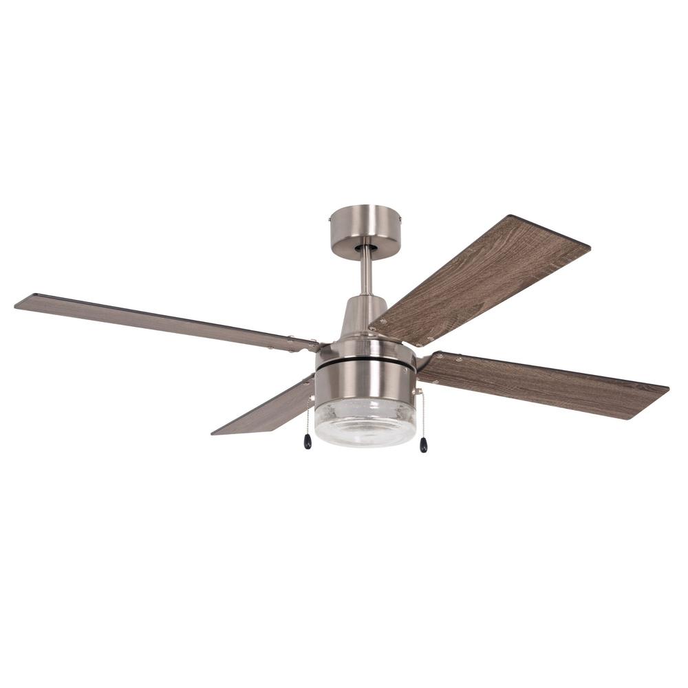 Ventilador de Techo Craftmade Dal48bnk4 color Plata Dalton 48 '' LED