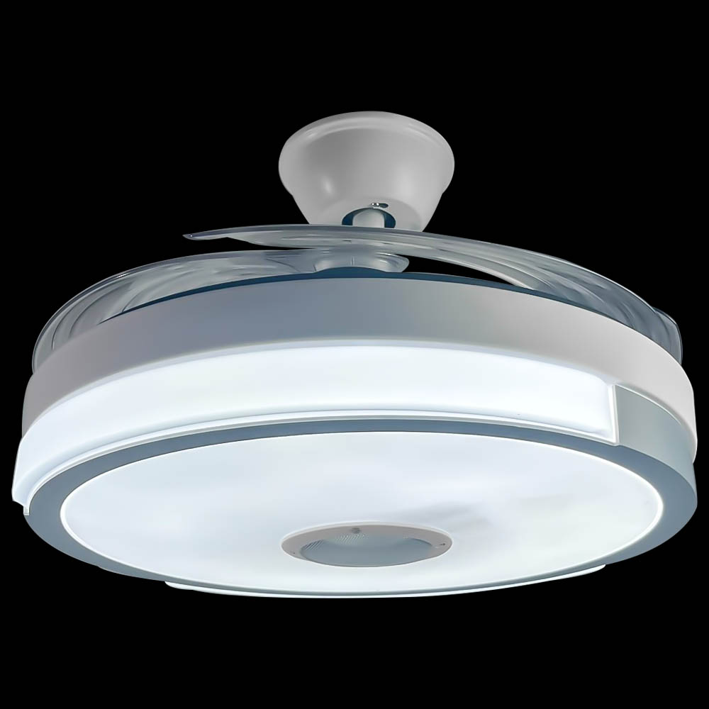 Foto 2 | Ventilador de Techo Remolino Gris Bluetooth