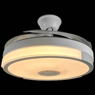 Foto 3 | Ventilador de Techo Remolino Gris Bluetooth