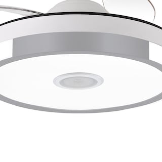 Foto 5 | Ventilador de Techo Remolino Gris Bluetooth