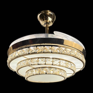 Foto 2 | Ventilador de Techo Mil Luces VEN-HARLOW DORADO-72W