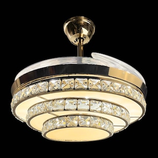Foto 3 | Ventilador de Techo Mil Luces VEN-HARLOW DORADO-72W