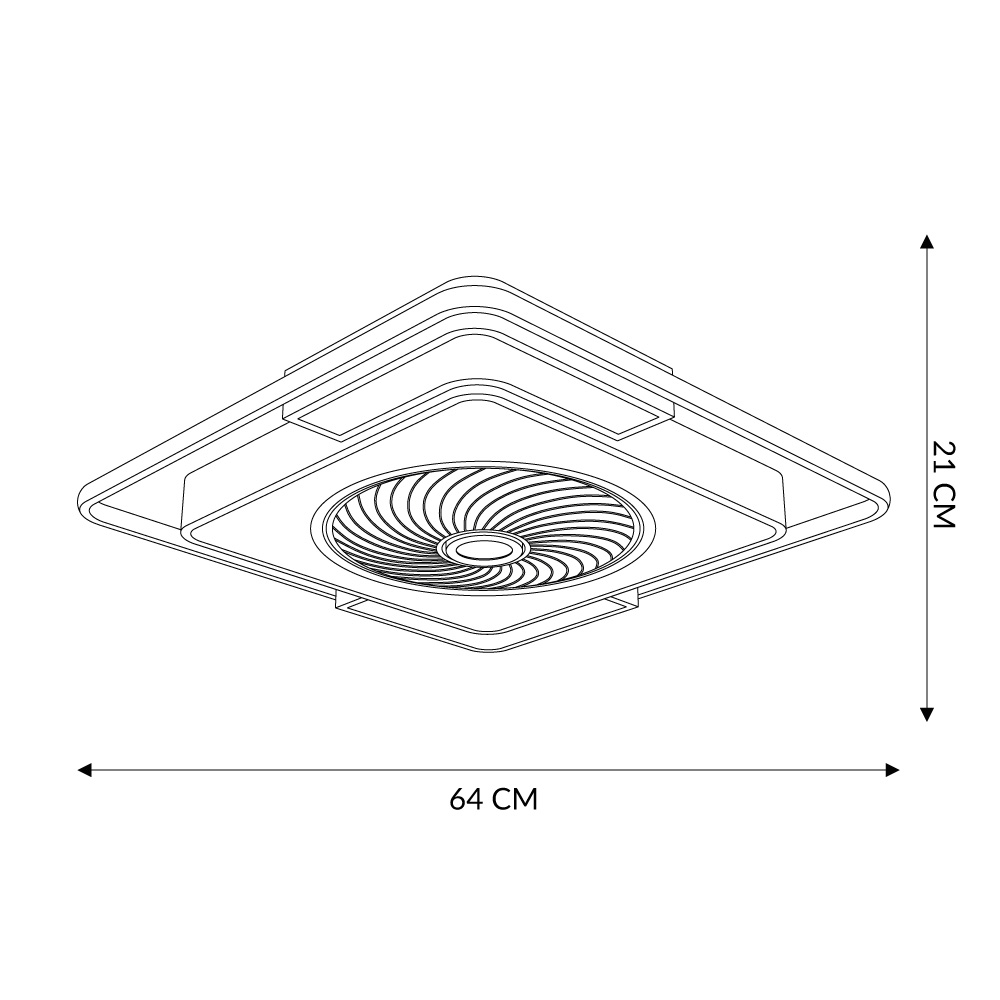 Foto 7 | Ventilador de Techo Mil Luces VEN-GALAXIO-001 color Blanco