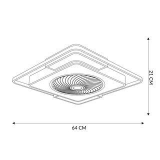 Foto 7 | Ventilador de Techo Mil Luces VEN-GALAXIO-001 color Blanco