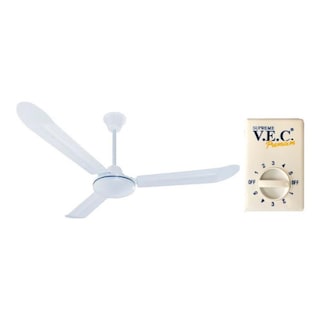 Foto 2 | Ventilador de Techo 56'' Supreme Vec Vec-961 5 Velocidades color Blanco